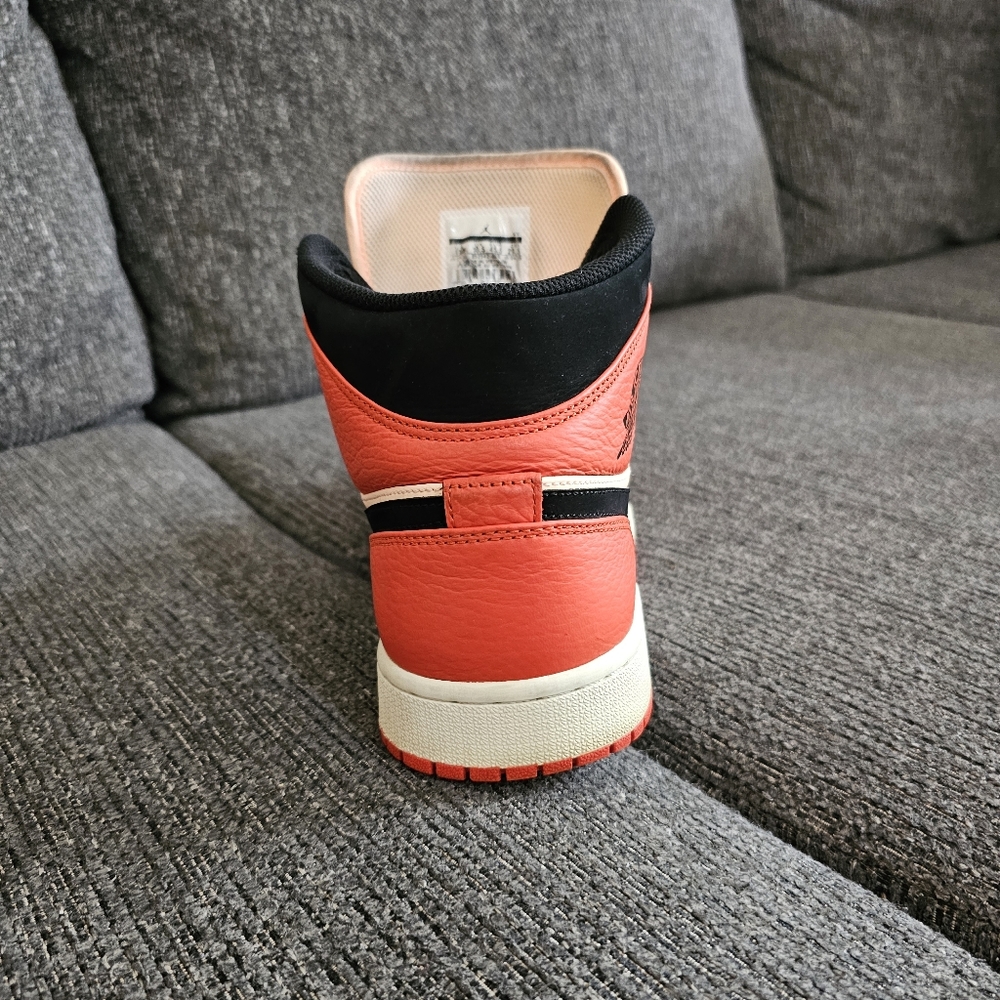 Nike Jordan 1 Mid Se Team Orange Shattered 852542 800 - Picture 11 of 12